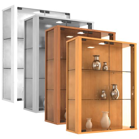 steel shelving display cabinets|large wall mounted display cabinets.